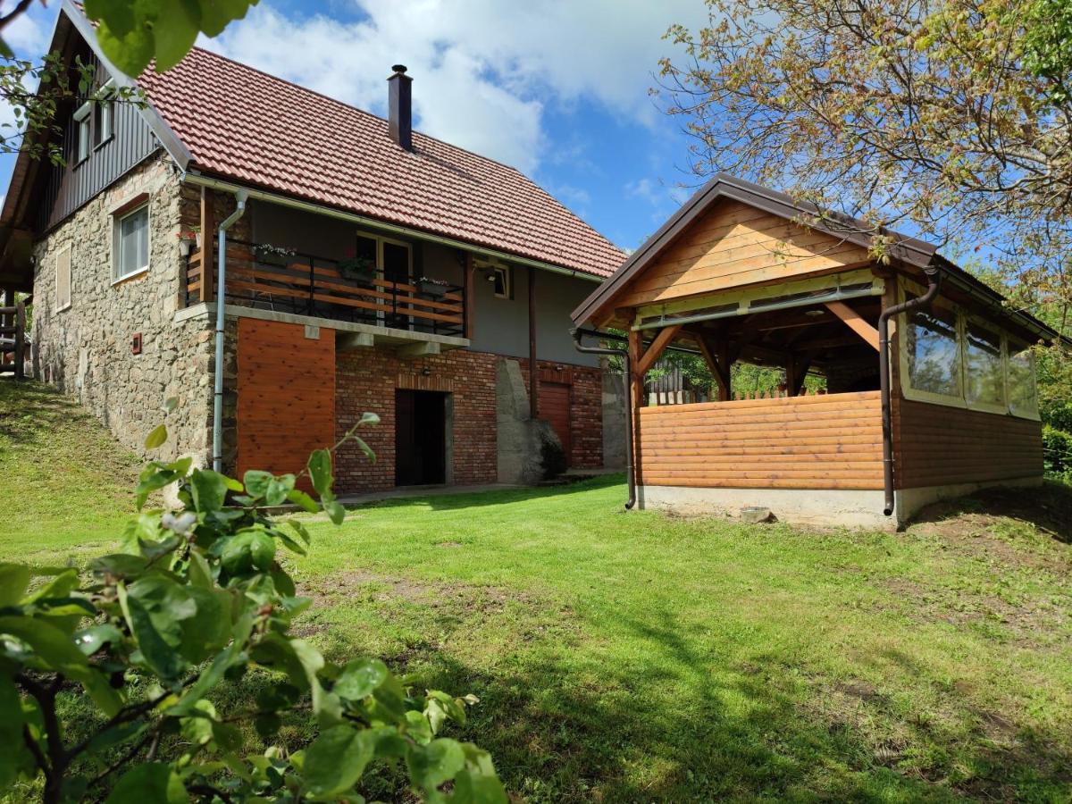 Holiday Home "Sleme" With Jacuzzi, Big Garden And Arbor With Fireplace Skrad Exteriér fotografie