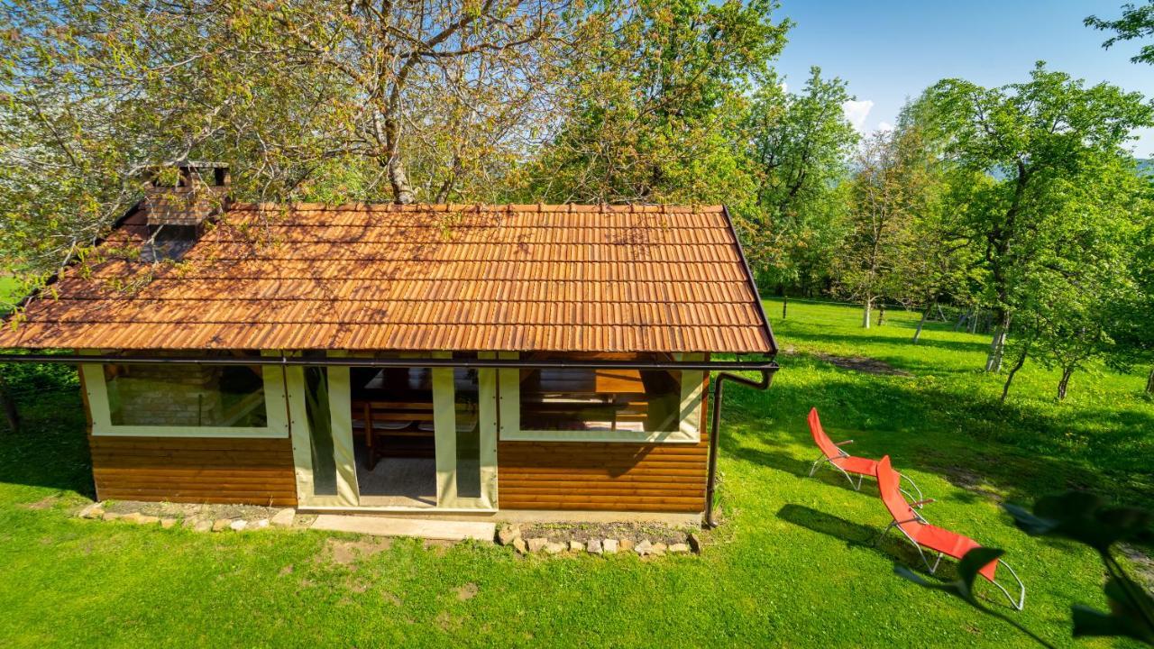Holiday Home "Sleme" With Jacuzzi, Big Garden And Arbor With Fireplace Skrad Exteriér fotografie