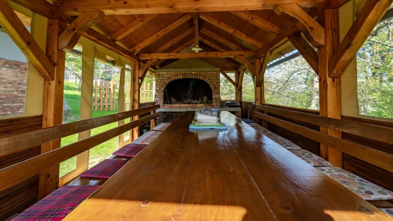 Holiday Home "Sleme" With Jacuzzi, Big Garden And Arbor With Fireplace Skrad Exteriér fotografie