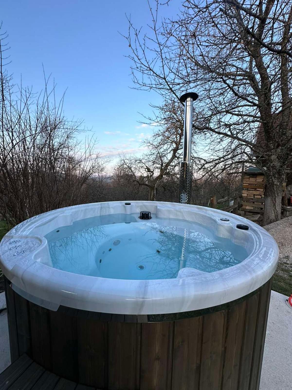 Holiday Home "Sleme" With Jacuzzi, Big Garden And Arbor With Fireplace Skrad Exteriér fotografie