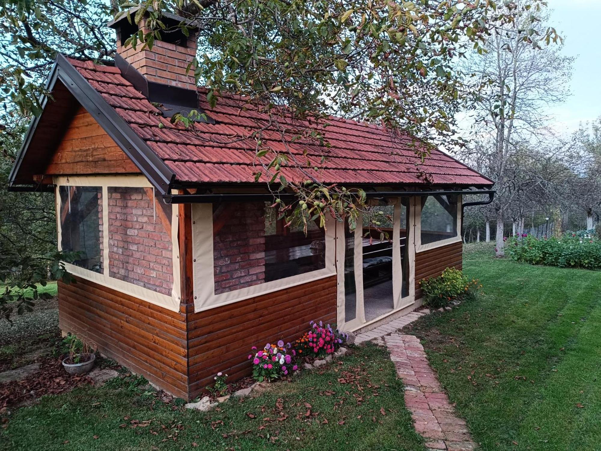 Holiday Home "Sleme" With Jacuzzi, Big Garden And Arbor With Fireplace Skrad Exteriér fotografie